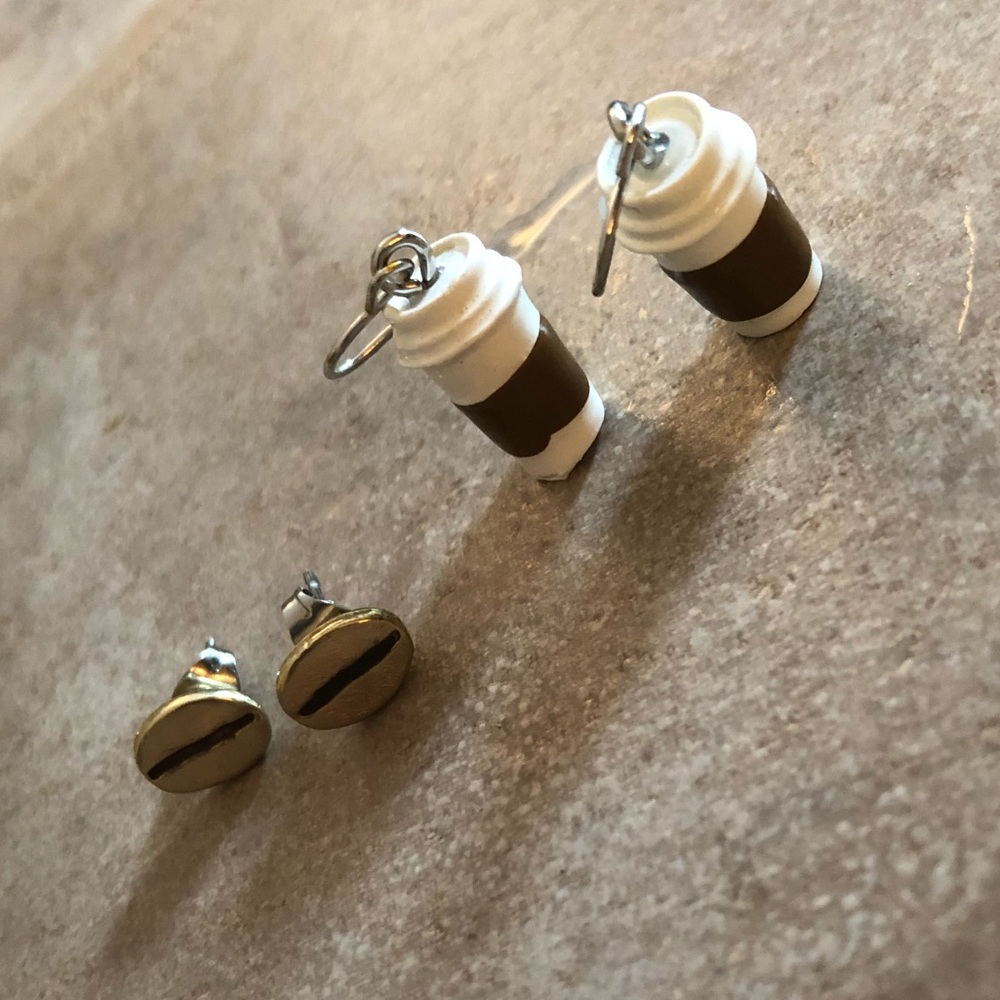 Coffee lovers earring set